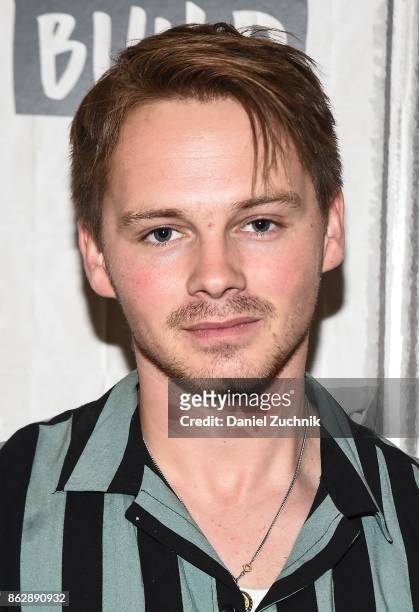 Sam Strike attends the Build Series to discuss the new movie 'Leahterface' at Build Studio on October 18, 2017 in New York City.