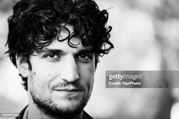 The actor Louis Garrell attends the photocall of the movie 'Il mio godard' at the Casa del Cinema in Rome on October 18, 2017.