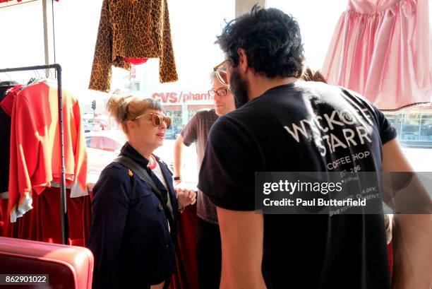 Actor Kimmy Robertson at Showtime's "Twin Peaks" Double R Diner Pop-Up on Melrose Avenue on October 18, 2017 in Los Angeles, California.