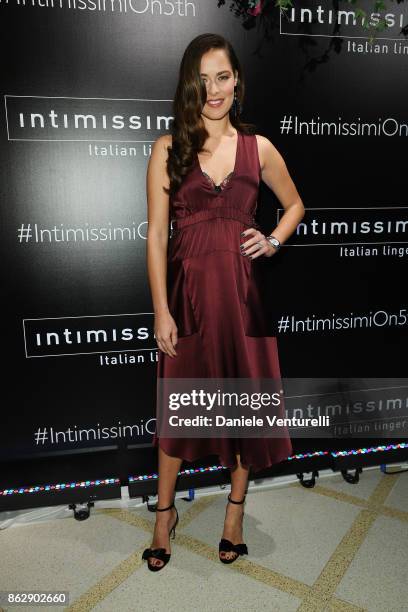 Ana Ivanovic attends the Intimissimi Grand Opening on October 18, 2017 in New York, United States.