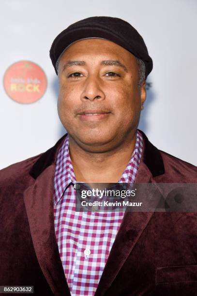 Baseball Player and Musician Bernie Williams attends the Little Kids Rock Benefit 2017 at PlayStation Theater on October 18, 2017 in New York City.