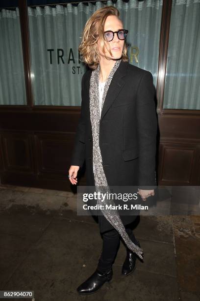 Dougie Poynter attending the The Trafalgar St. James launch party on October 18, 2017 in London, England.