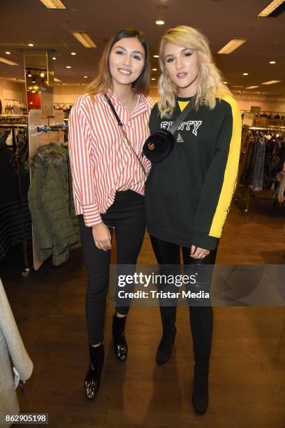 Anna Maria Damm and her sister Katharina Damm attend the TK Maxx 10th anniversary celebration on October 18, 2017 in Berlin, Germany.