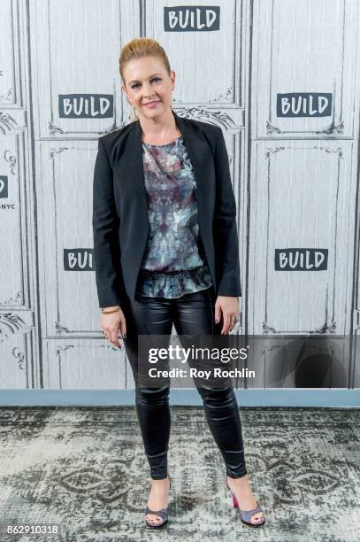Melissa Joan Hart discusses "The Watcher in the Woods" with the Build Series at Build Studio on October 18, 2017 in New York City.