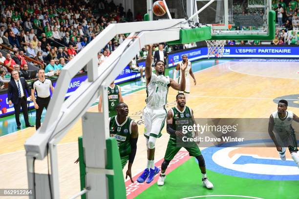 Alade Aminu of Nanterre during the Basketball Champions League match between Nanterre 92 and Sidigas Avellino on October 18, 2017 in Nanterre, France.