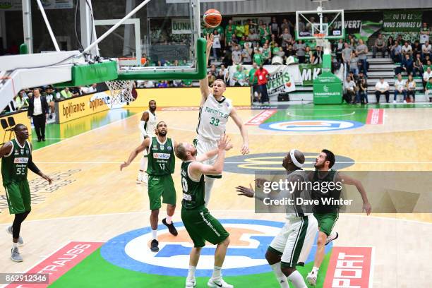 Erik Murphy of Nanterre during the Basketball Champions League match between Nanterre 92 and Sidigas Avellino on October 18, 2017 in Nanterre, France.