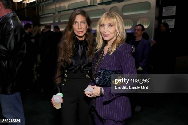 Maureen Van Zandt and guest attend the Little Kids Rock Benefit 2017 at PlayStation Theater on October 18, 2017 in New York City.