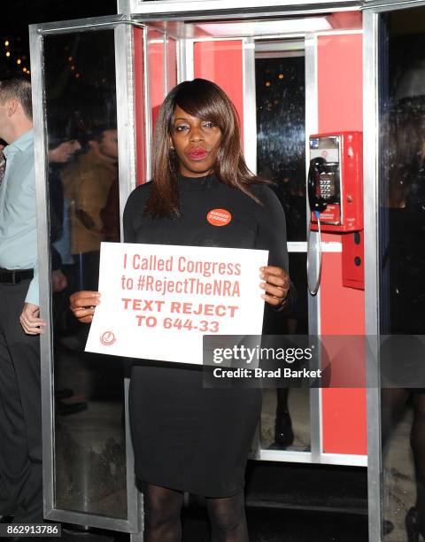 Shenee Johnson attends #RejectTheNRA Campaign Launch the at The Standard, High Line on October 18, 2017 in New York City.