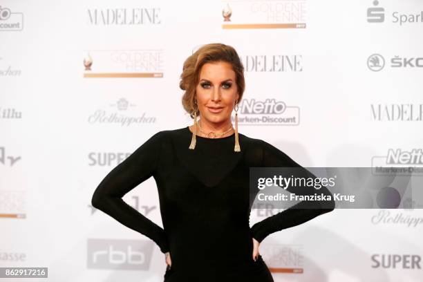 Charlotte Wuerdig attends the Goldene Henne on October 13, 2017 in Leipzig, Germany.