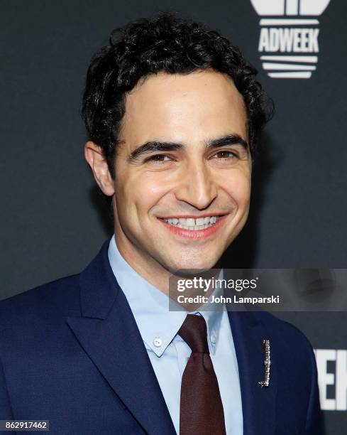 Fashion designer , Zac Posen attends 28th Annual Adweek Brand Genius Gala at Cipriani 25 Broadway on October 18, 2017 in New York City.