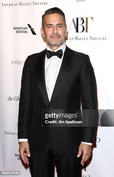 Designer Marc Jacobs attends the 2017 American Ballet Theatre Fall gala at David H. Koch Theater at Lincoln Center on October 18, 2017 in New York...