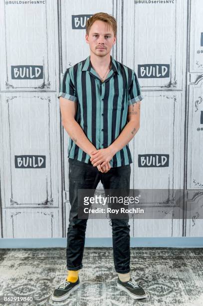 Sam Strike discusses "Leatherface" with the Build Series at Build Studio on October 18, 2017 in New York City.