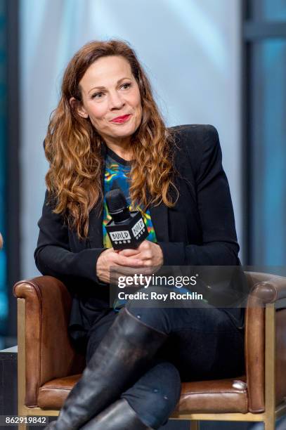 Lili Taylor discusses "Leatherface" with the Build Series at Build Studio on October 18, 2017 in New York City.