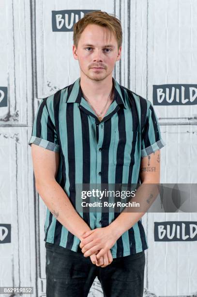 Sam Strike discusses "Leatherface" with the Build Series at Build Studio on October 18, 2017 in New York City.