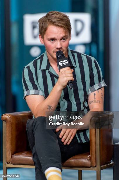 Sam Strike discusses "Leatherface" with the Build Series at Build Studio on October 18, 2017 in New York City.