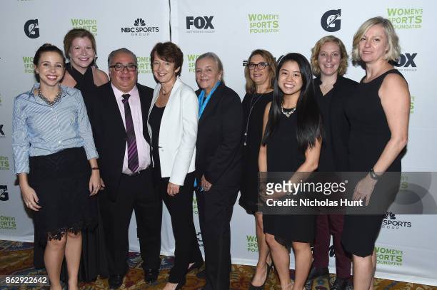 Of Gettyimages Dawn Airey and Janey Marks, Senior Director, Strategic Alliances at Getty Images attend The Women's Sports Foundation's 38th Annual...