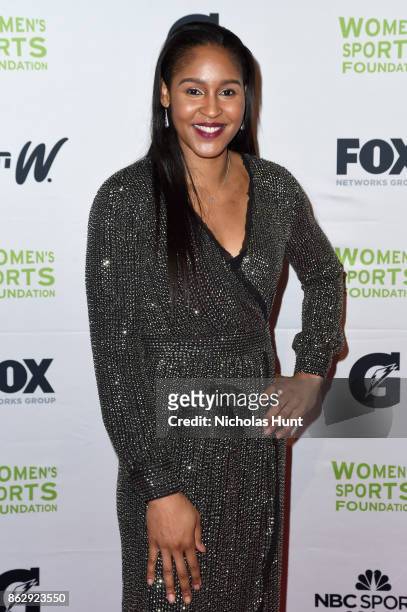 Winner of the Sportswoman of the Year in a team sport, Maya Moore, attends The Women's Sports Foundation's 38th Annual Salute To Women in Sports...
