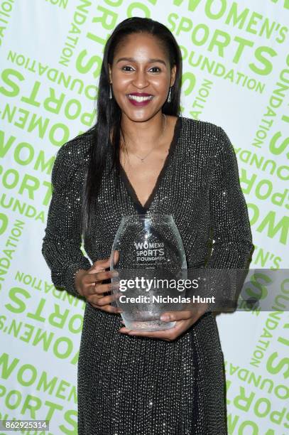 Winner of the Sportswoman of the Year in a team sport, Maya Moore, attends The Women's Sports Foundation's 38th Annual Salute To Women in Sports...