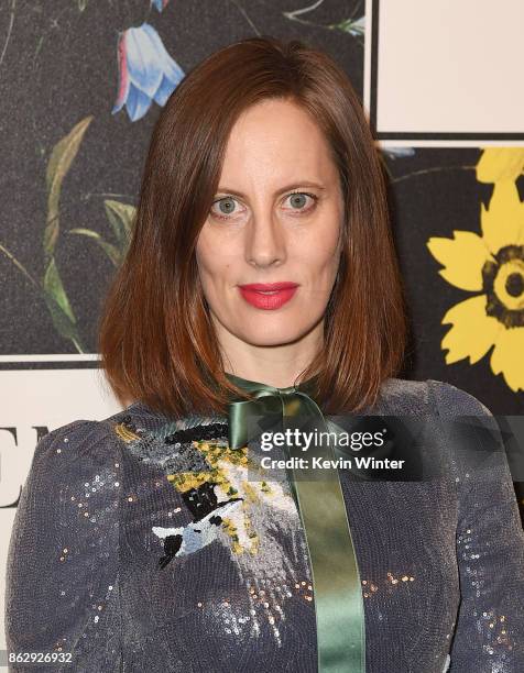 Liz Goldwyn at H&M x ERDEM Runway Show & Party at The Ebell Club of Los Angeles on October 18, 2017 in Los Angeles, California.