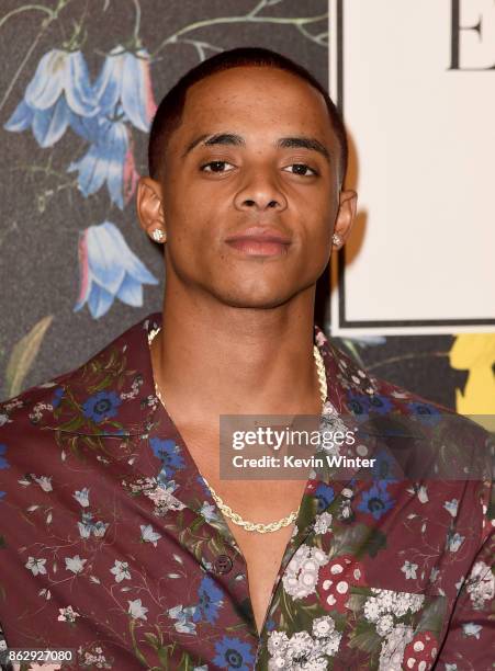 Cordell Broadus at H&M x ERDEM Runway Show & Party at The Ebell Club of Los Angeles on October 18, 2017 in Los Angeles, California.
