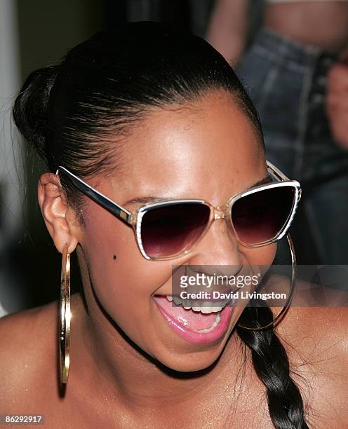 Singer/actress Ashanti attends a screening of Summit Entertainment's "Next Day Air" at ArcLight Cinemas on April 29, 2009 in Hollywood, California.
