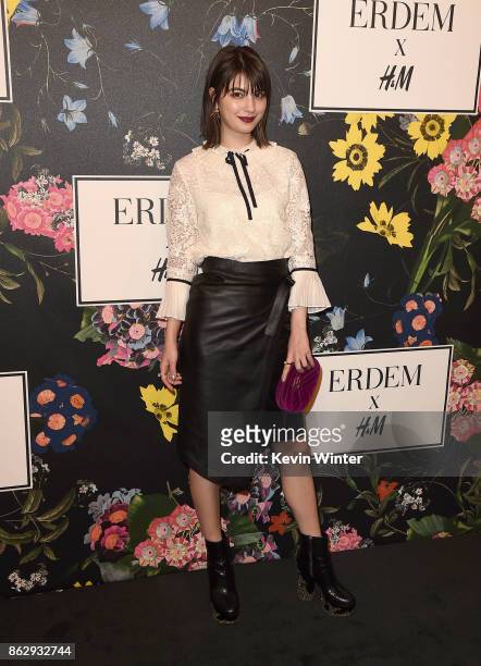 Maggy Moon at H&M x ERDEM Runway Show & Party at The Ebell Club of Los Angeles on October 18, 2017 in Los Angeles, California.
