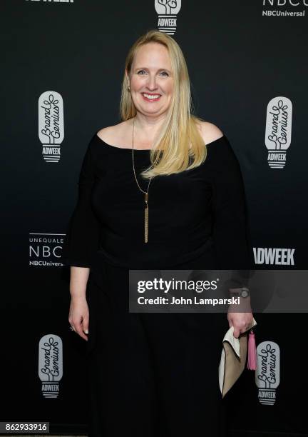 Marketing Officer at Marriott International, Karin Timpone attends 28th Annual Adweek Brand Genius Gala at Cipriani 25 Broadway on October 18, 2017...