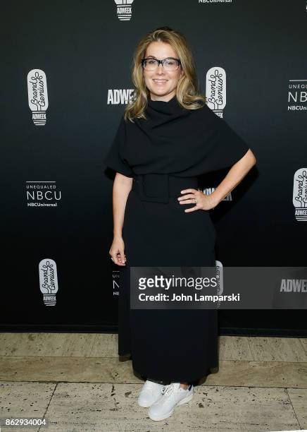 Adidas VP of Global Brand Communications, Alegra O'Hare attends 28th Annual Adweek Brand Genius Gala at Cipriani 25 Broadway on October 18, 2017 in...