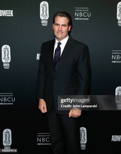 Editorial director at Adweek, James Cooper attends 28th Annual Adweek Brand Genius Gala at Cipriani 25 Broadway on October 18, 2017 in New York City.