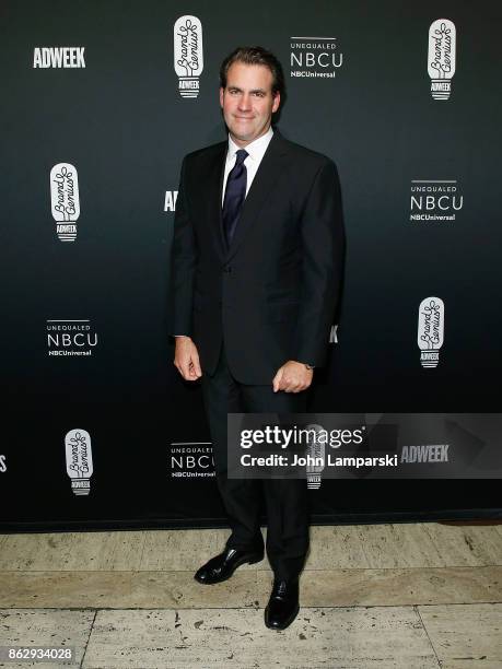 Editorial director at Adweek, James Cooper attends 28th Annual Adweek Brand Genius Gala at Cipriani 25 Broadway on October 18, 2017 in New York City.