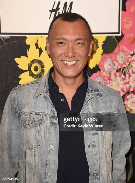 Joe Zee at H&M x ERDEM Runway Show & Party at The Ebell Club of Los Angeles on October 18, 2017 in Los Angeles, California.