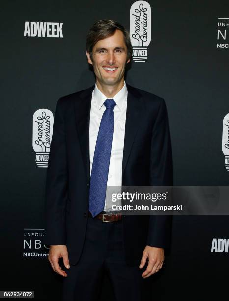 DonorsChoose.org founder, Charles Best attends 28th Annual Adweek Brand Genius Gala at Cipriani 25 Broadway on October 18, 2017 in New York City.