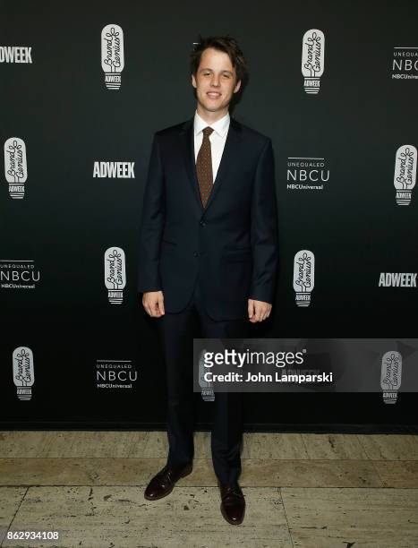 Founder of Casper, Luke Sherwin attends 28th Annual Adweek Brand Genius Gala at Cipriani 25 Broadway on October 18, 2017 in New York City.
