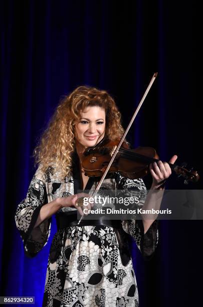 Grammy Award Winning Violinist and GoodWill Ambassador Of Music to the United Nations Miri Ben-Ari performs at "Change Begins Within: Healing The...