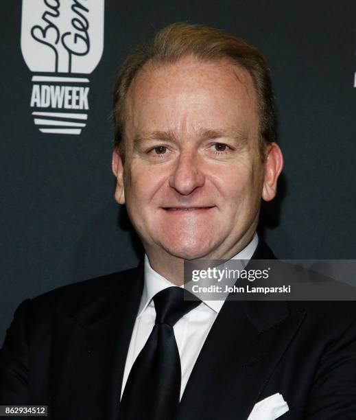 President ,Global BeverageGroup; PepsiCo, Brad Jakeman attends 28th Annual Adweek Brand Genius Gala at Cipriani 25 Broadway on October 18, 2017 in...