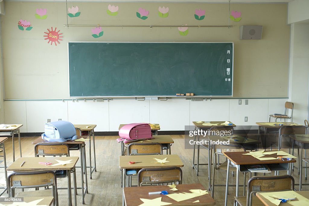 Empty classroom