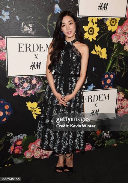 Tiffany Hwang at H&M x ERDEM Runway Show & Party at The Ebell Club of Los Angeles on October 18, 2017 in Los Angeles, California.