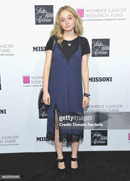 Carson Meyer at SAKS FIFTH AVENUE and WOMENS CANCER RESEARCH FUND celebration of KEY TO THE CURE with MISSONI at Mr. Chow on October 18, 2017 in...