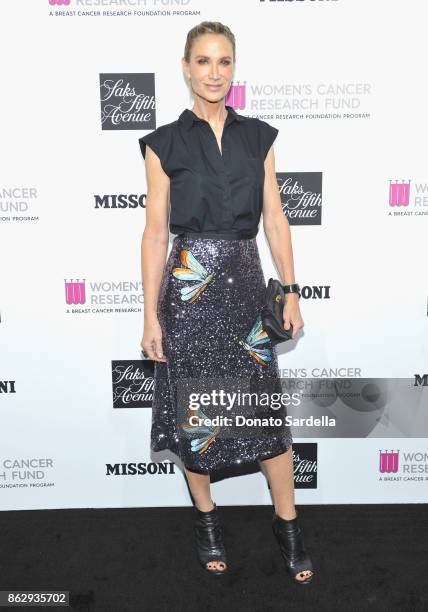 Kelly Lynch at SAKS FIFTH AVENUE and WOMENS CANCER RESEARCH FUND celebration of KEY TO THE CURE with MISSONI at Mr. Chow on October 18, 2017 in...