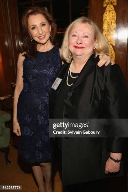 Donna Murphy and Rosemarie Dackerman attend Single Parent Resource Center's 2017 Fall Fete at Cosmopolitan Club on October 18, 2017 in New York City.