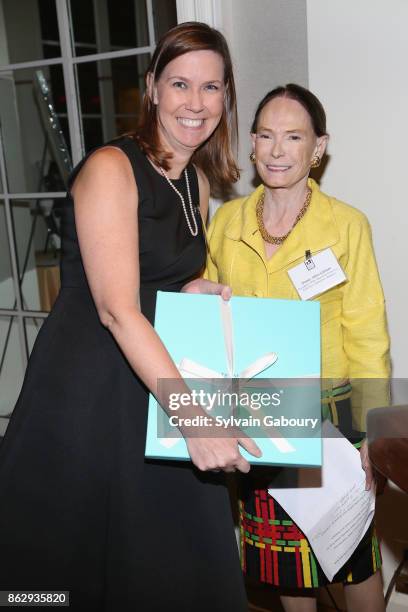 Suzanne Manning and Deane Allen Gilliam attend Single Parent Resource Center's 2017 Fall Fete at Cosmopolitan Club on October 18, 2017 in New York...