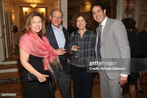 Jill Blaustein, David Blaustein, Robin Fuchsberg and Bradley Zimmerman attend Single Parent Resource Center's 2017 Fall Fete at Cosmopolitan Club on...