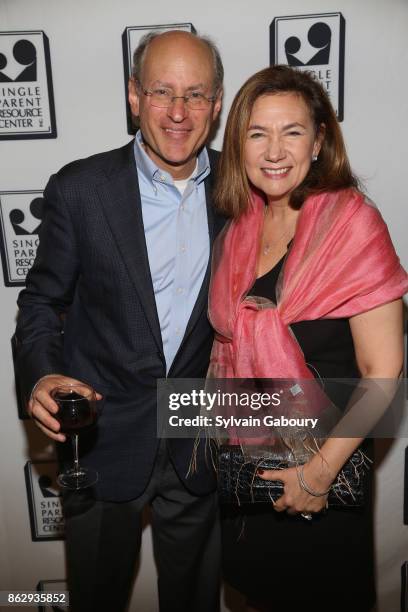 David Blaustein and Jill Blaustein attend Single Parent Resource Center's 2017 Fall Fete at Cosmopolitan Club on October 18, 2017 in New York City.