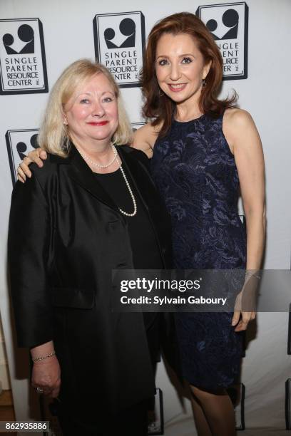 Rosemarie Dackerman and Donna Murphy attend Single Parent Resource Center's 2017 Fall Fete at Cosmopolitan Club on October 18, 2017 in New York City.