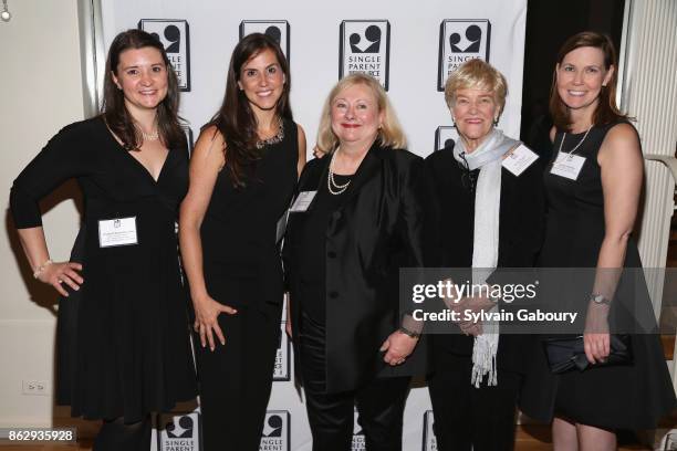 Elizabeth Batiuchok-Colon, Caroline Organisciak, Rosemarie Dackerman, Betsey Steeger and Suzanne Manning attend Single Parent Resource Center's 2017...