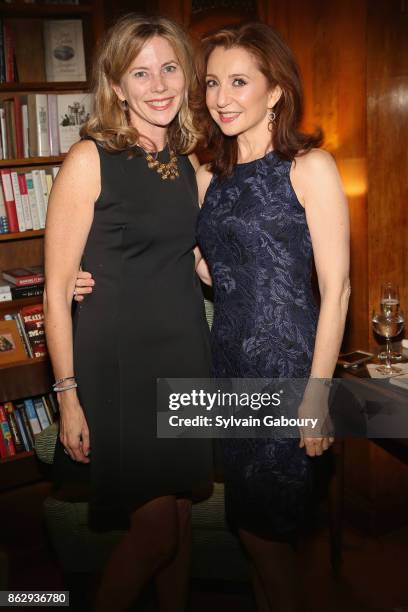 Heather McDevitt and Donna Murphy attend Single Parent Resource Center's 2017 Fall Fete at Cosmopolitan Club on October 18, 2017 in New York City.