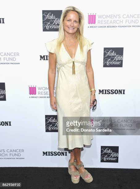 Heather Mnuchin at SAKS FIFTH AVENUE and WOMENS CANCER RESEARCH FUND celebration of KEY TO THE CURE with MISSONI at Mr. Chow on October 18, 2017 in...