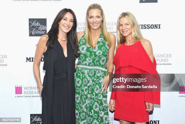 Tamara Mellon, WCRF, Founder Jamie Tisch and Crystal Lourd at SAKS FIFTH AVENUE and WOMENS CANCER RESEARCH FUND celebration of KEY TO THE CURE with...