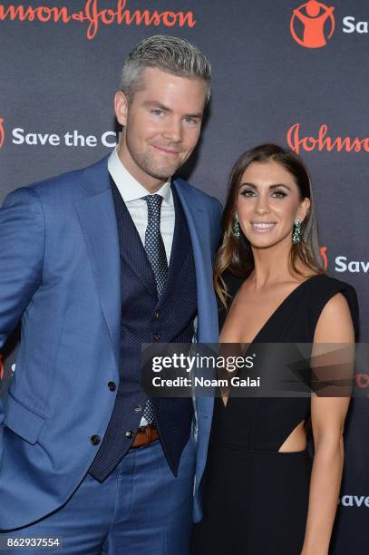 Ryan Serhant and Emilia Bechrakis of Bravo's Million Dollar Listing attend the 5th Annual Save the Children Illumination Gala at the American Museum...