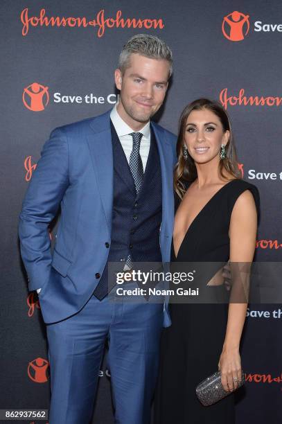 Ryan Serhant and Emilia Bechrakis of Bravo's Million Dollar Listing attend the 5th Annual Save the Children Illumination Gala at the American Museum...